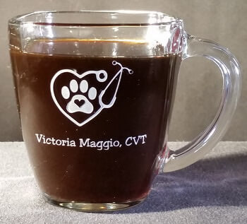 Personalized Engraved Square Coffee Mug